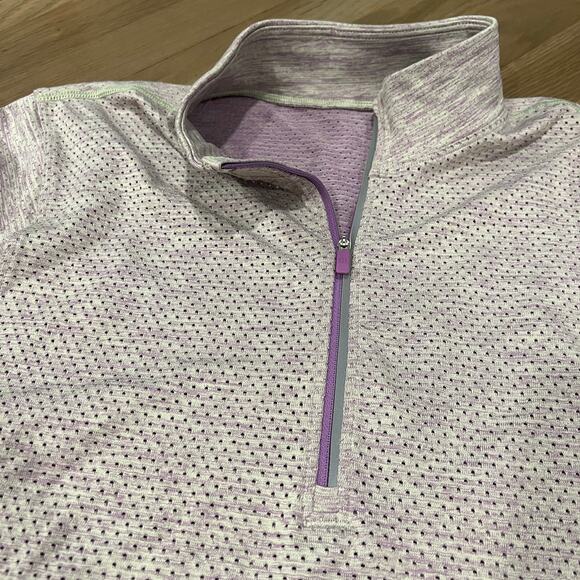 lululemon athletica Heathered Lavender Half-Zip Pullover - Picture 4 of 7
